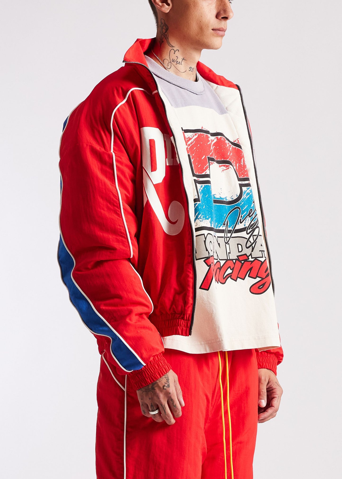 DIET STARTS MONDAY Reverso Zip Nylon Jacket