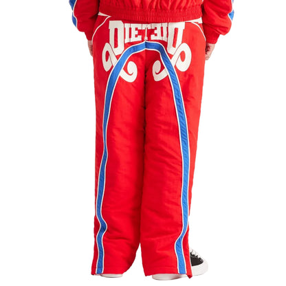DIET STARTS MONDAY Reverso Nylon Pant Red