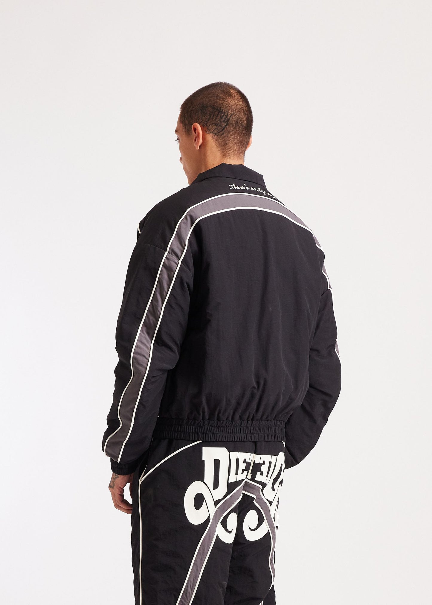 DIET STARTS MONDAY Reverso Zip Nylon Jacket