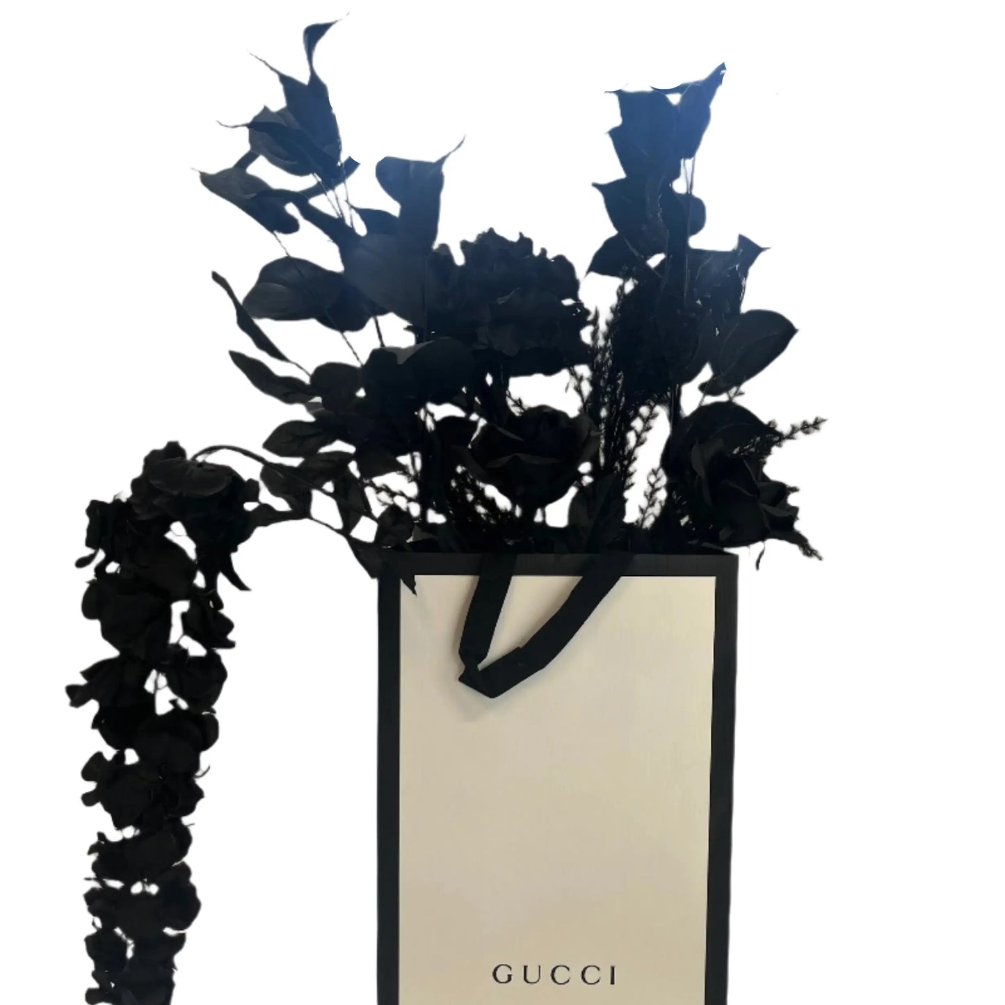 Floraluxe Medium Bag - Gucci- white