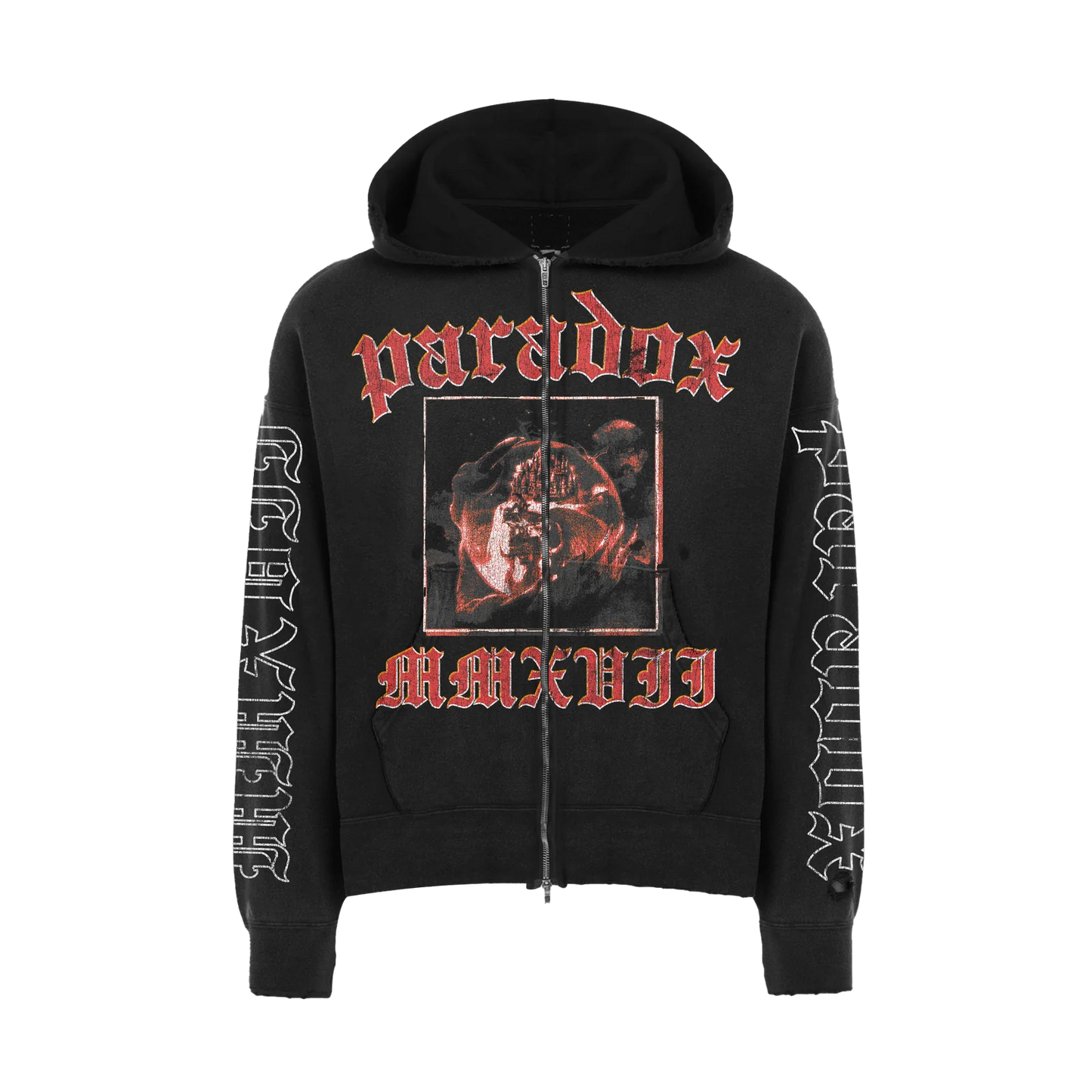 PARADOX RED DRAGON ZIP UP HOODY