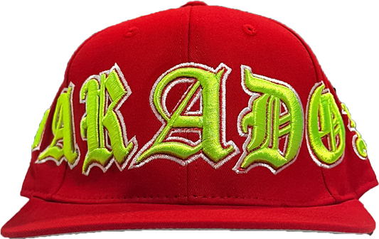Paradox Old Varsity Fitted Hat Red