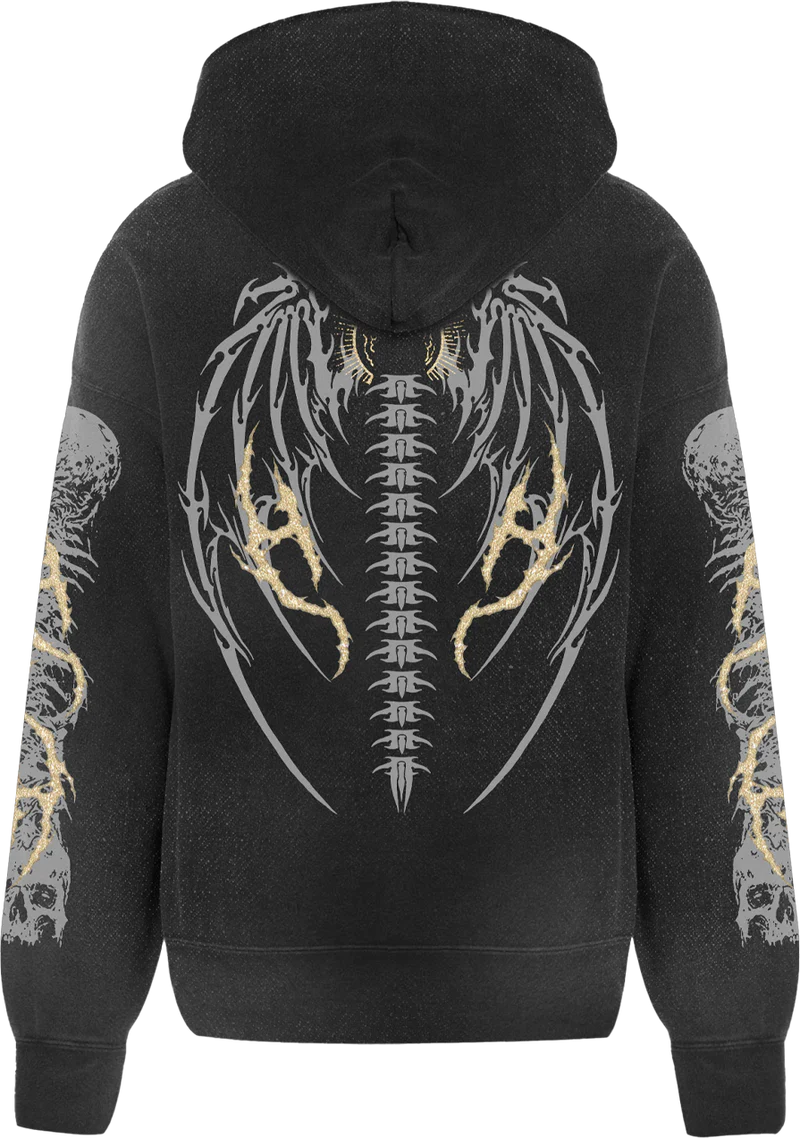 PARADOX GRAVEYARD ZIP UP HOODY