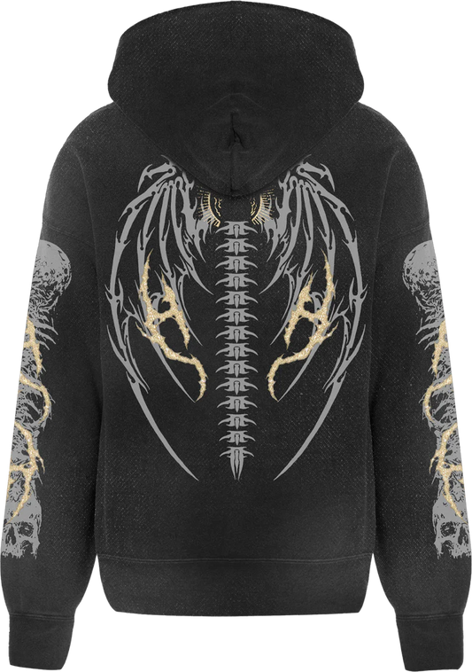 PARADOX GRAVEYARD ZIP UP HOODY