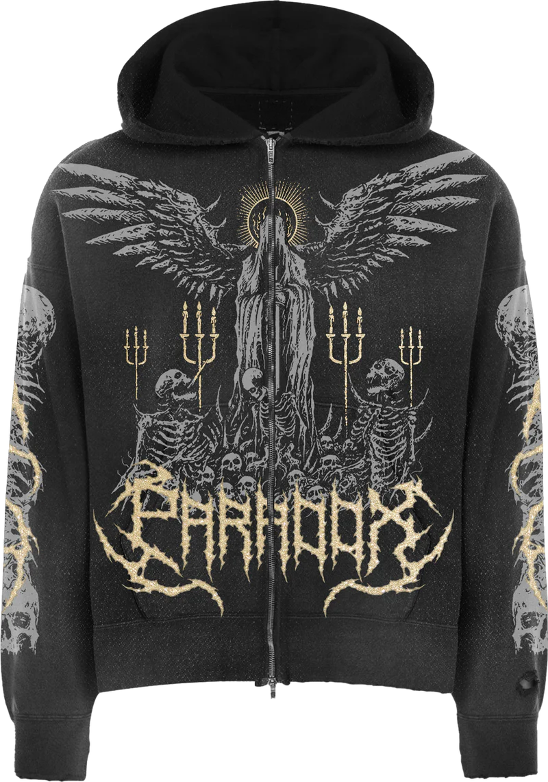 PARADOX GRAVEYARD ZIP UP HOODY