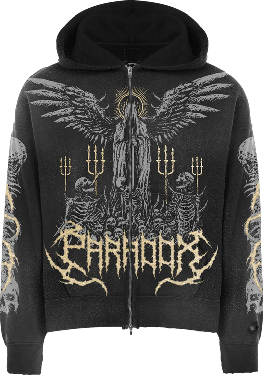 PARADOX GRAVEYARD ZIP UP HOODY