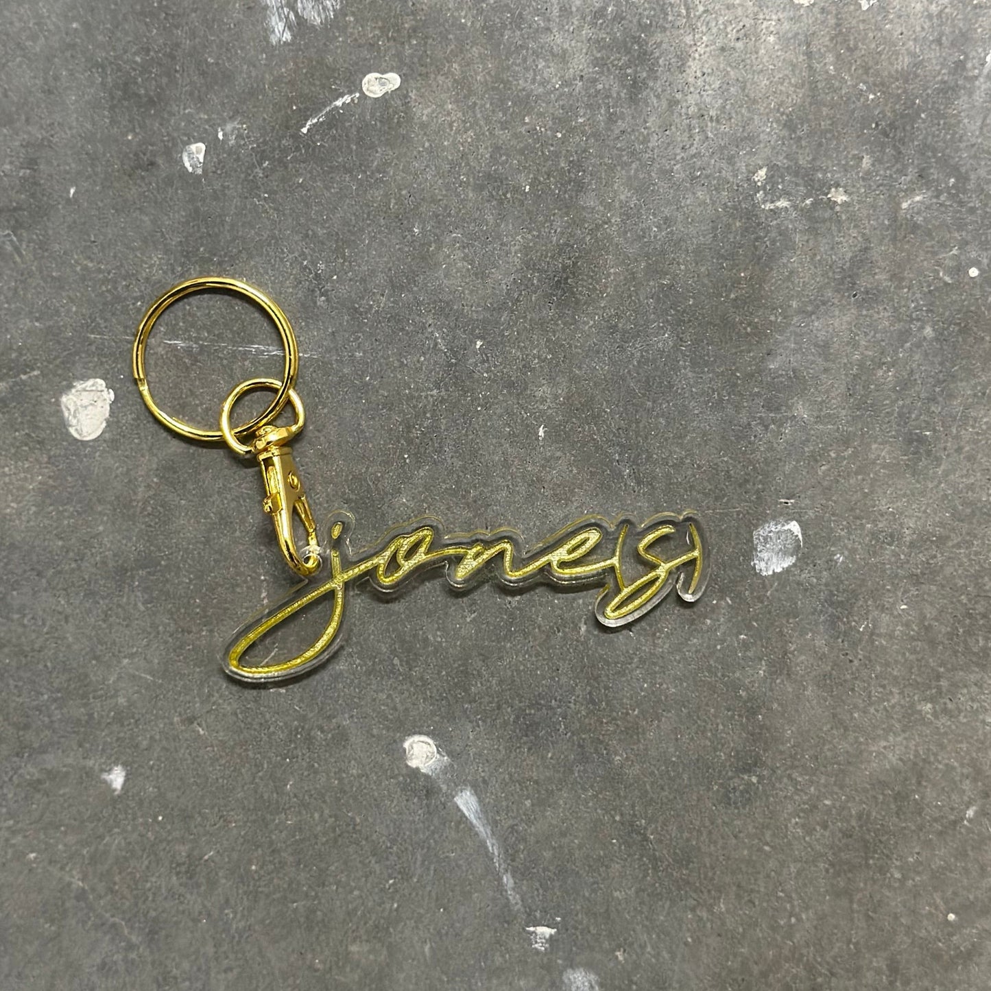 Glossed by Nat jone(s) Keychain