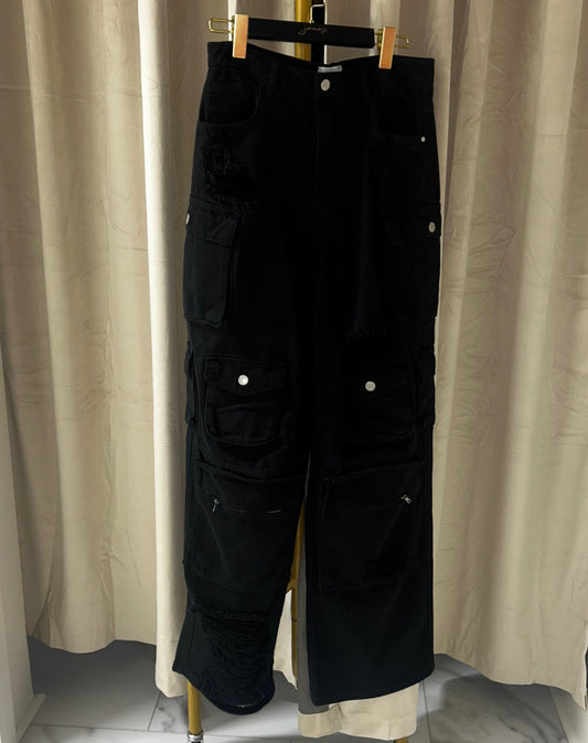 jone(s) Women's Black Cargo Pants