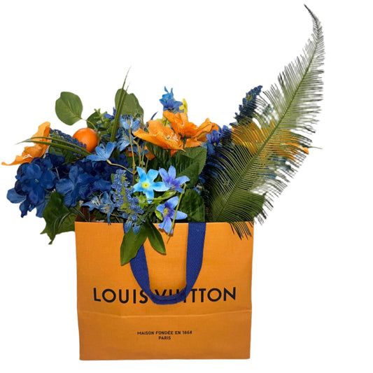 Floraluxe Medium Bag - Louis- Orange Tropical