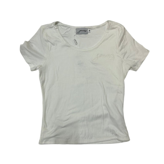 jone(s) Women's Double Layer Top with Logo White