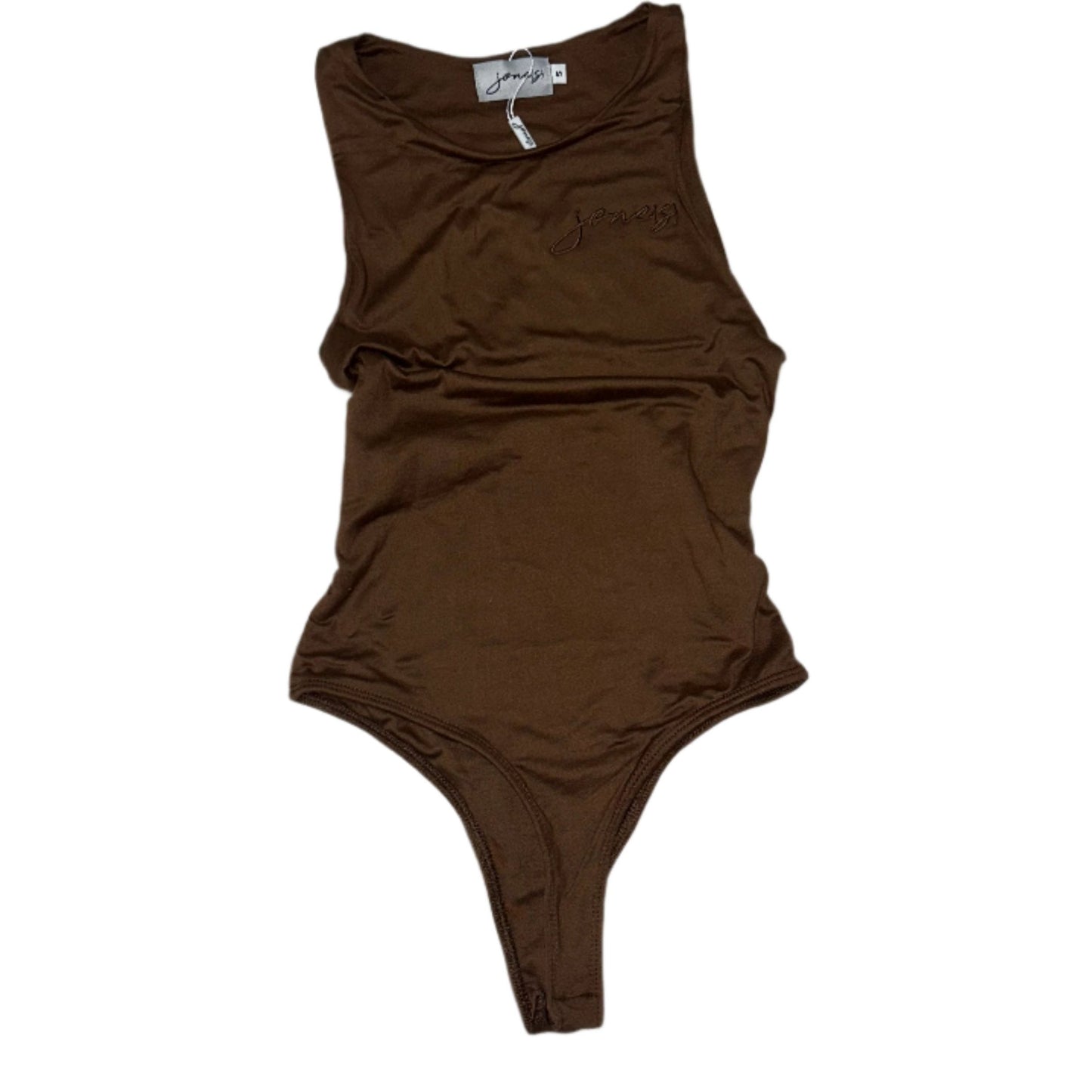 jone(s) Women's Sleeveless Bodysuit with Logo Brown