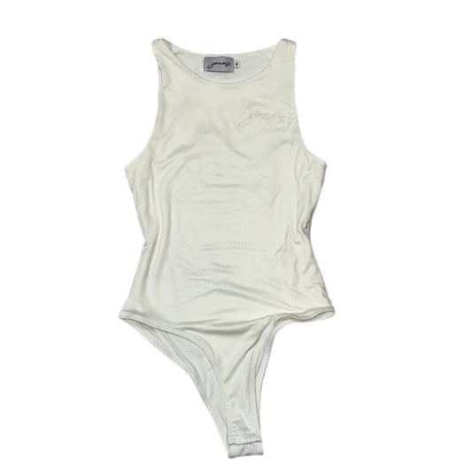 jone(s) Women's Sleeveless Bodysuit with Logo White