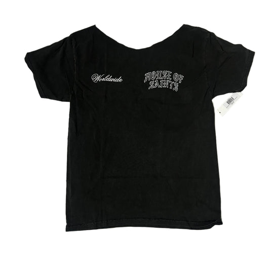 jone(s) Women Saints Vintage Wash Tee - Black Wash
