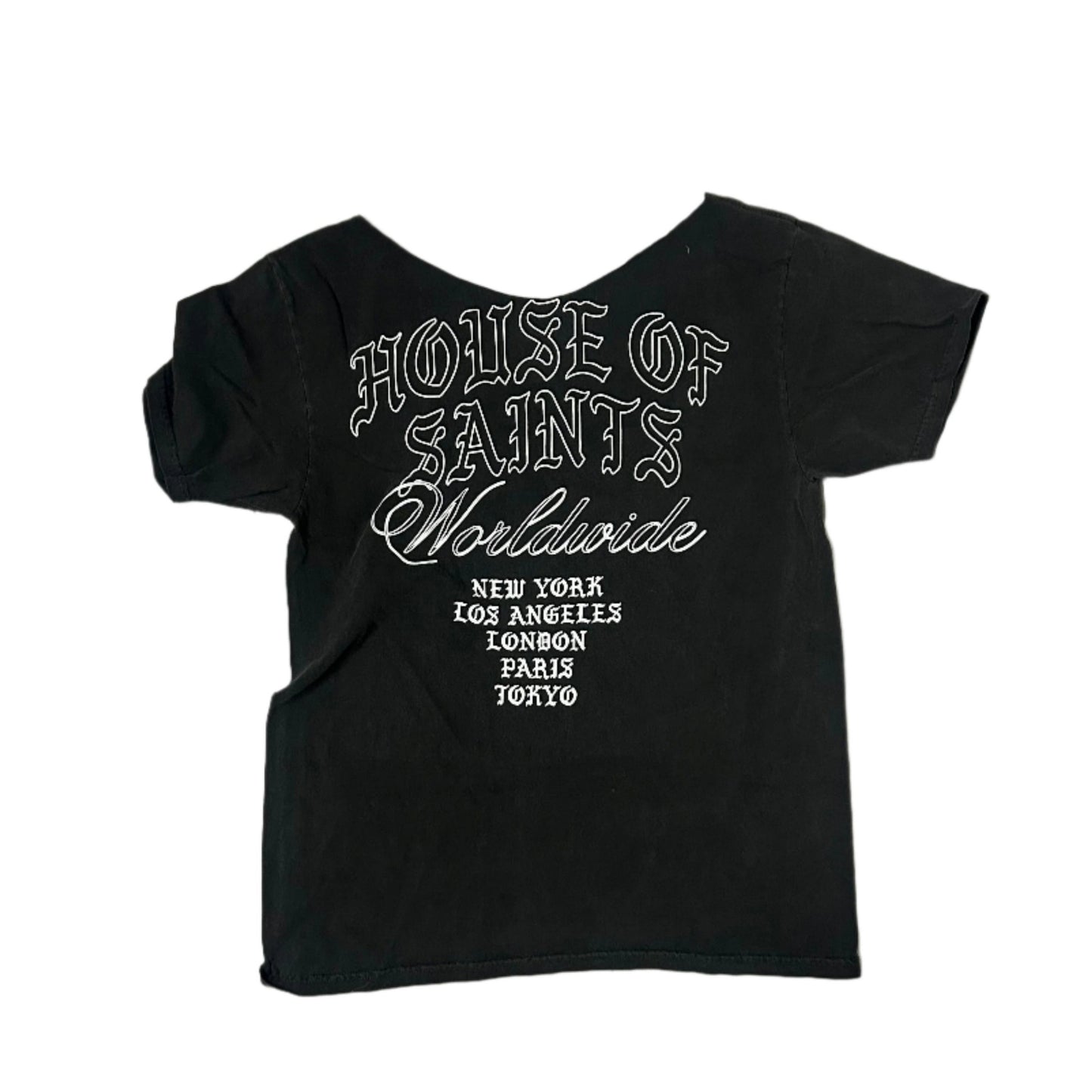 jone(s) Women Saints Vintage Wash Tee - Black Wash
