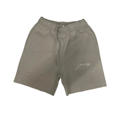 jone(s) women fleece 5" cut off short set - Sand