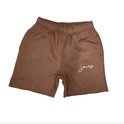 jone(s) women fleece 5" cut off short set - Pink