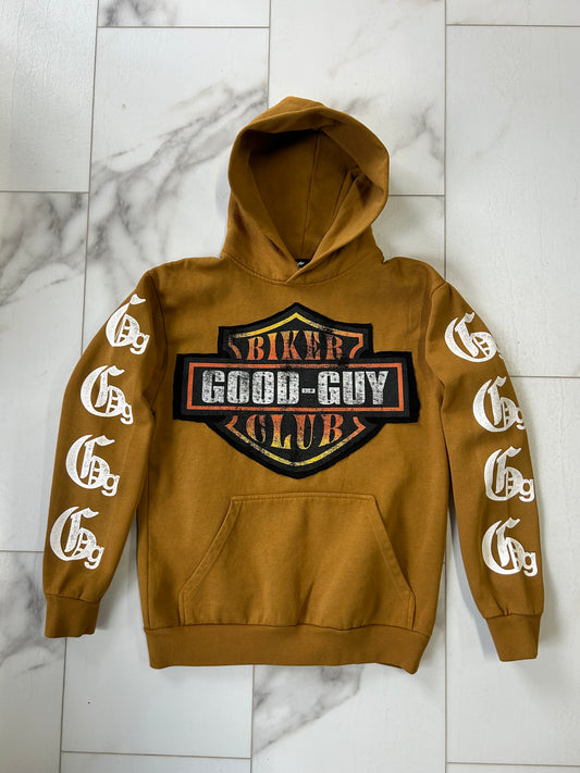 Greater Good Tan Biker Hoody