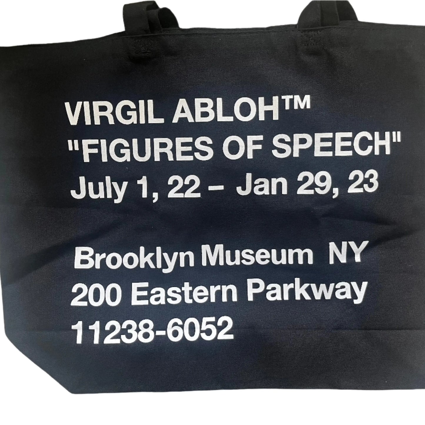 Virgil Abloh Figures of Speech Black Tote Bag