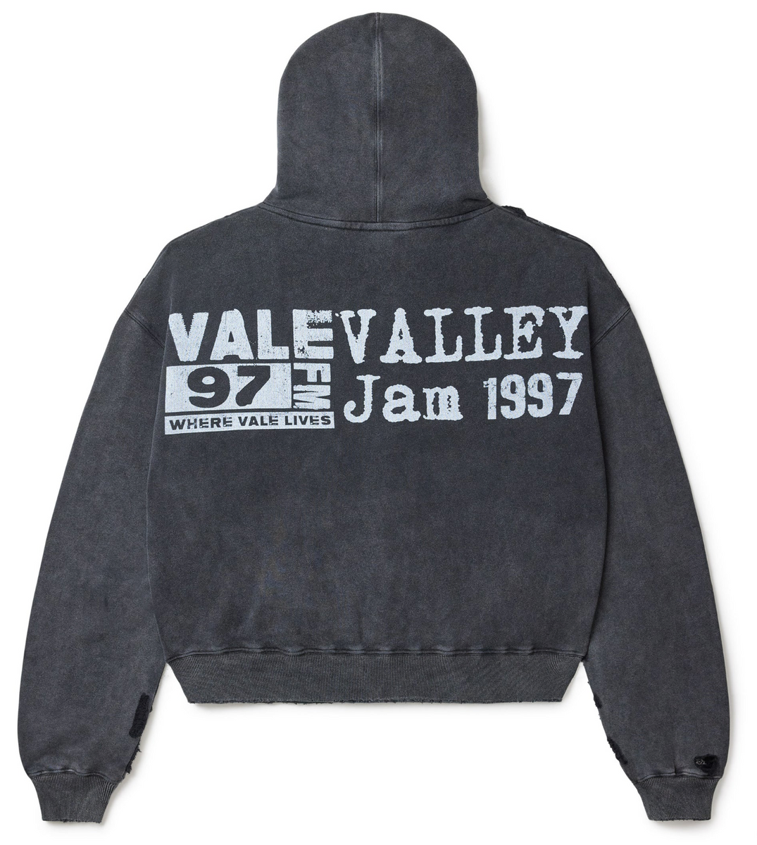 VALE BLACK BIG CHAIN HOODIE