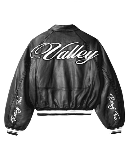 Vale Forever LEATHER COACH JACKET BLACK