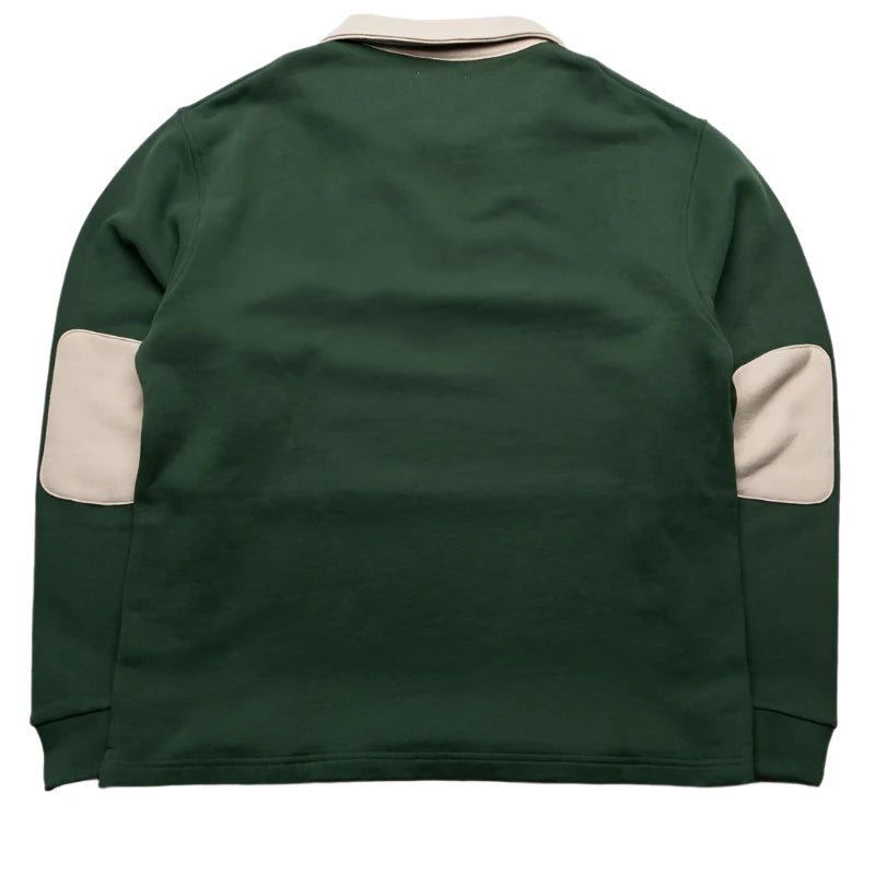 MARKET RELAX TEAM RACING RUGBY QUARTER ZIP RACING GREEN