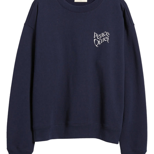 MOPQ Warped Sweatshirt Navy