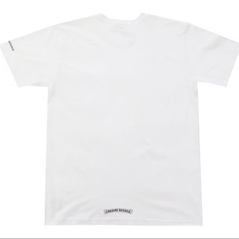 Chrome Hearts Neck Logo Short Sleeve Tee Shirt White