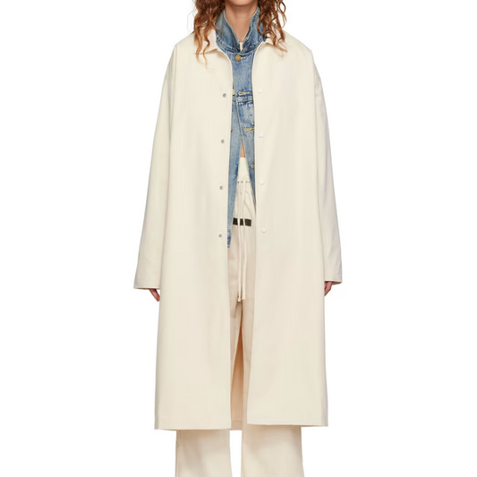 FEAR OF GOD ESSENTIALS WOMEN Egg Shell Long Coat