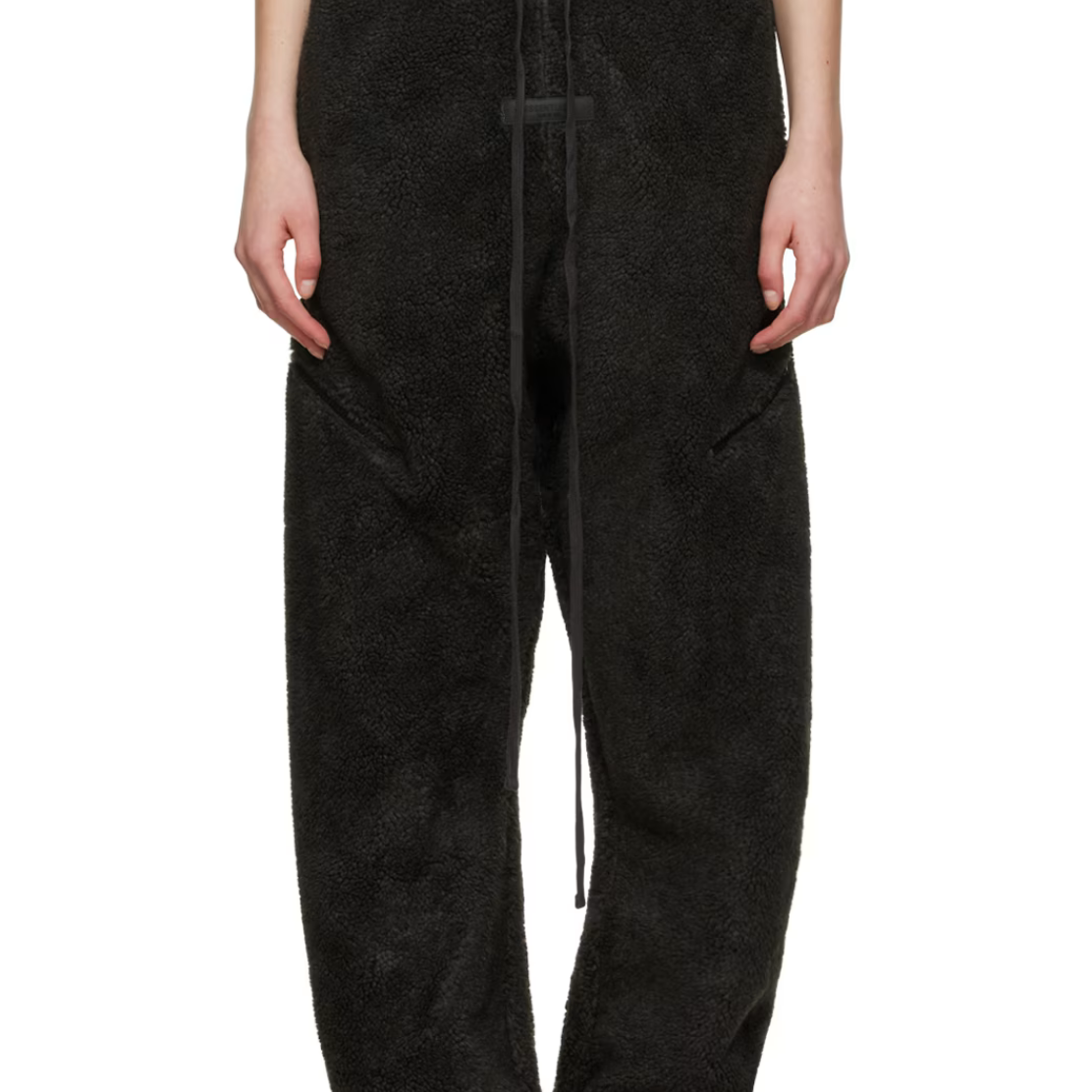 FEAR OF GOD ESSENTIALS Iron Black Polyester Lounge Pants