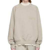 FEAR OF GOD ESSENTIALS Smoke Gray Crewneck Sweatshirt