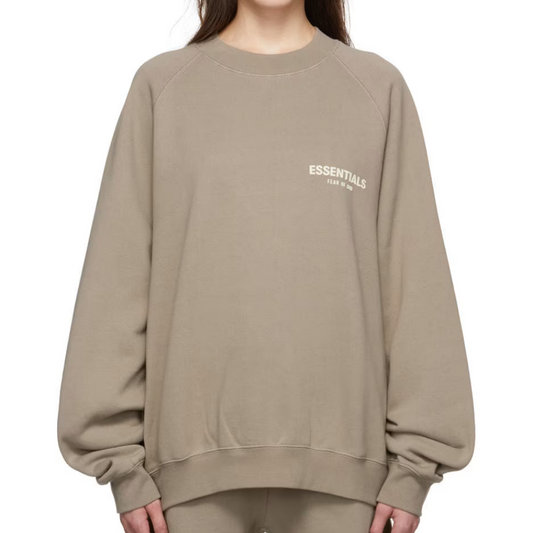 FEAR OF GOD ESSENTIALS Desert Taupe Cotton Sweatshirt