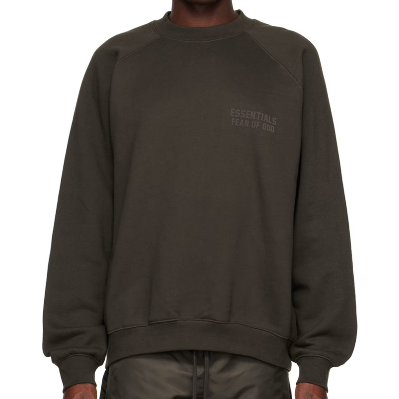 Fear of God ESSENTIALS Gray Crewneck Sweatshirt