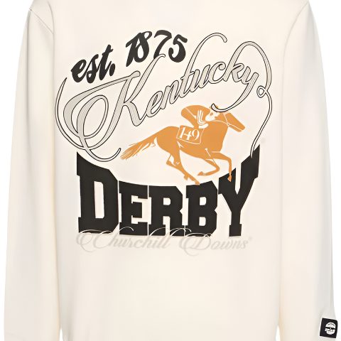 HOMME + FEMME LA K. Derby 1875 printed sweatshirt