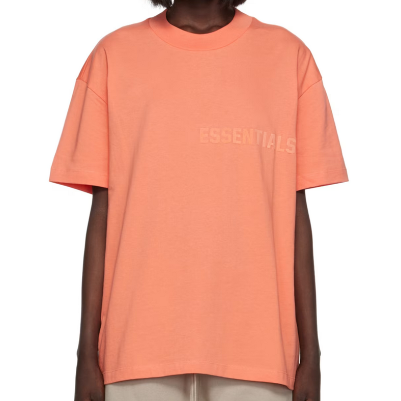 Fear of God ESSENTIALS Pink Cotton T-Shirt XXS