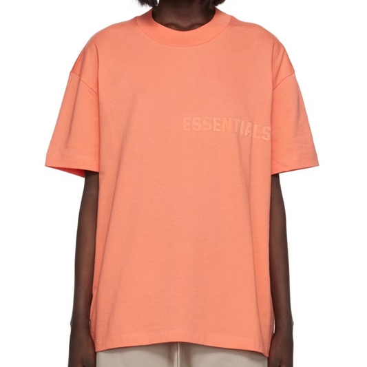 Fear of God ESSENTIALS Pink Cotton T-Shirt XXS