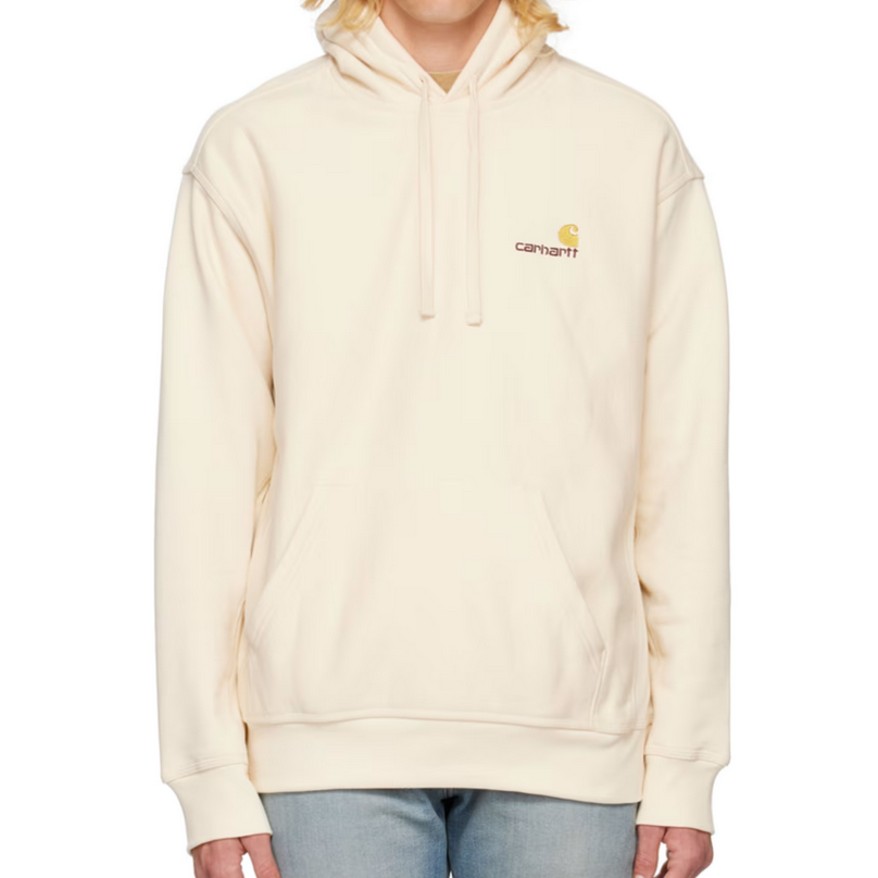 Carhartt Work In Progress Beige Script Hoodie