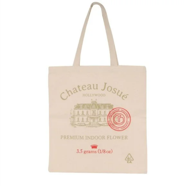 Gallery Department Chateau Josue Premium Indoor Flower Tote Bag Beige Canvas