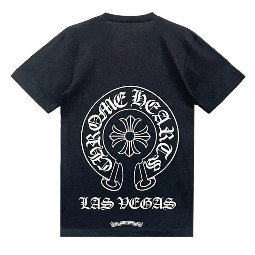 Chrome Hearts Horseshoe Pocket T-Shirt - Las Vegas - Black Small