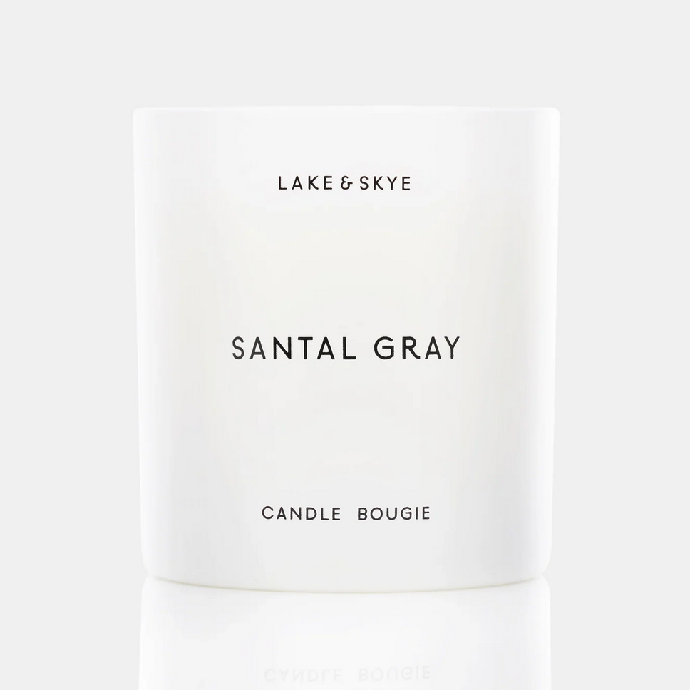 Lake & Skye Santal Gray Candle