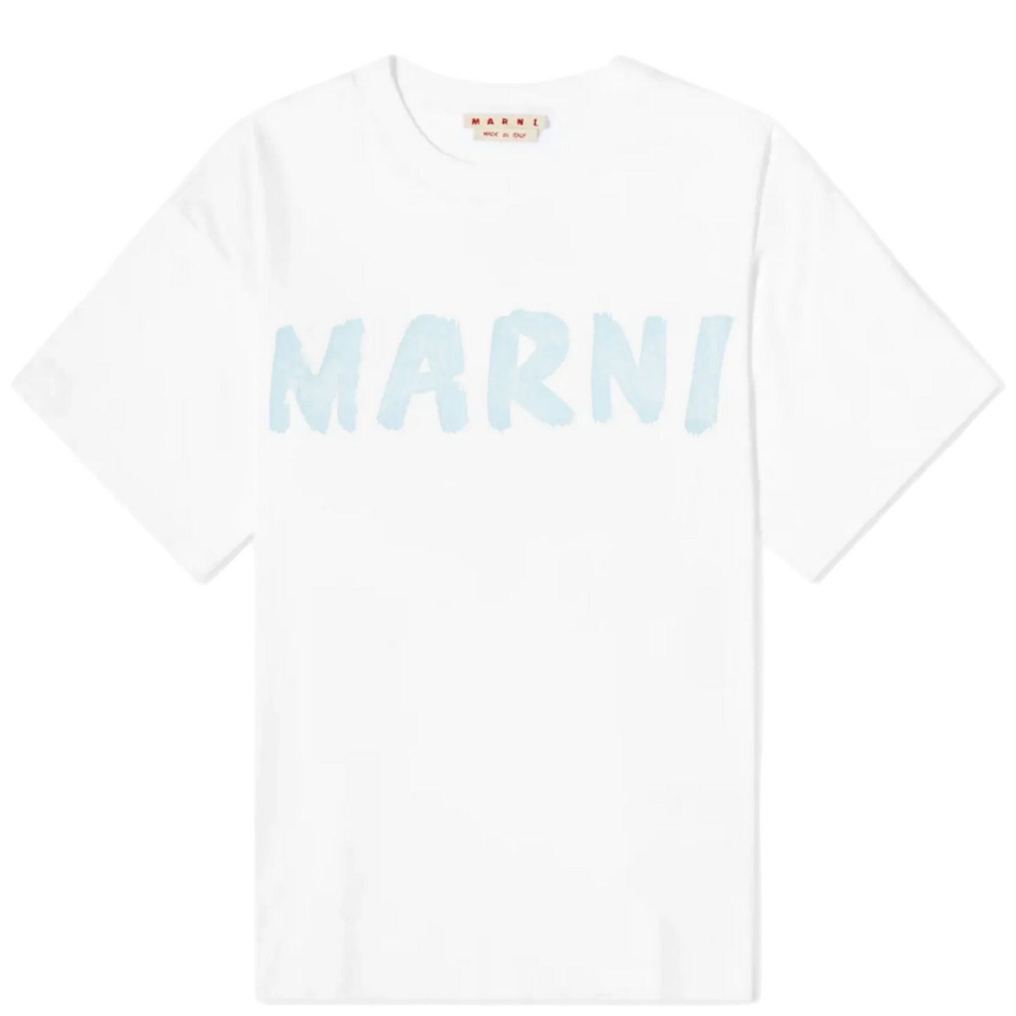 Marni Large Logo T-Shirt Lily White Small