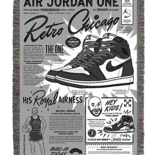 MARQ RETRO JORDAN TAPESTRY BLANKET