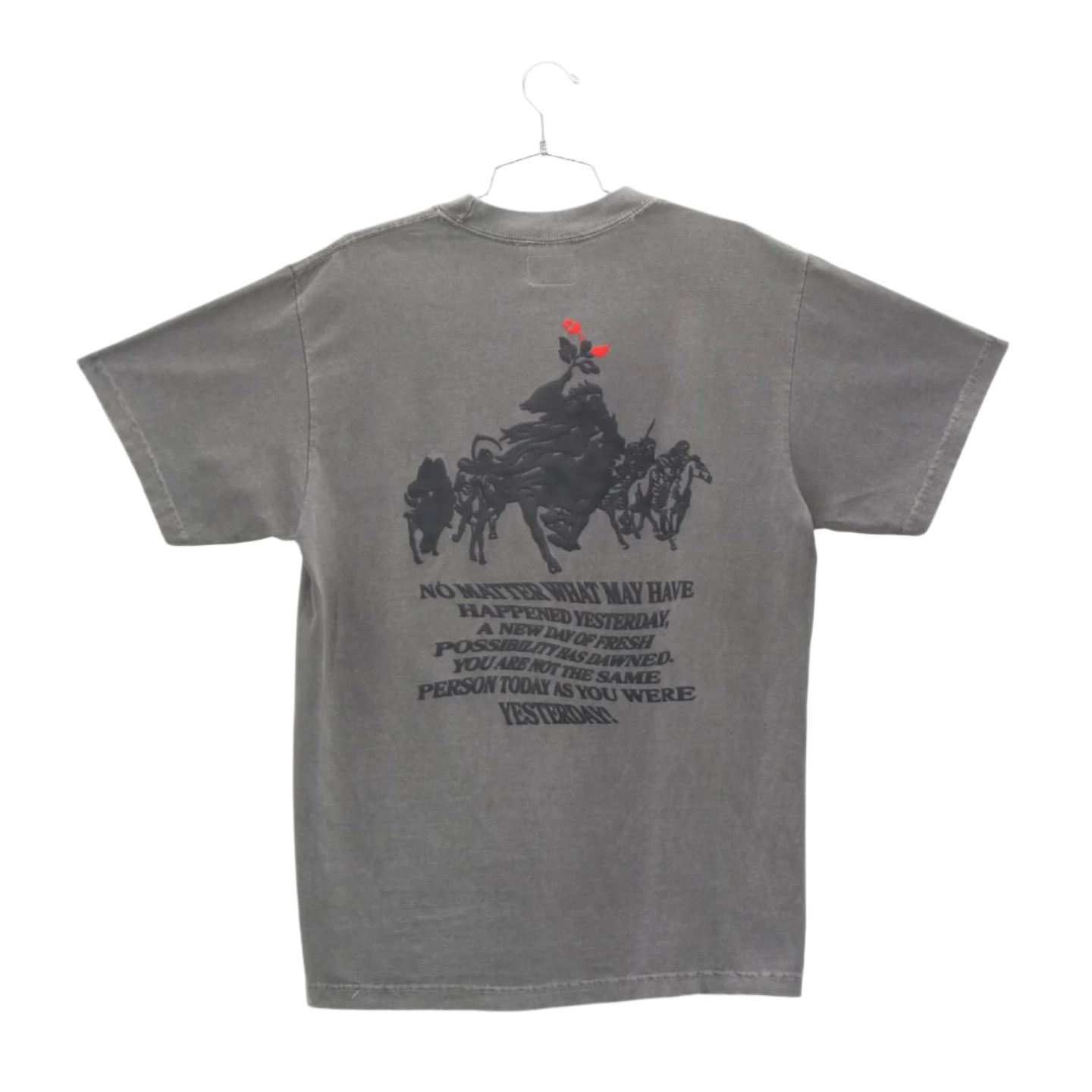 YESTERDAY IS DEAD HORSEMAN TEE CEMENT