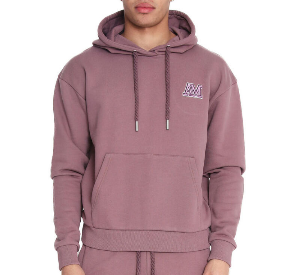 Amicci ASTORI CORE LOOPBACK HOODIE DARK MAUVE