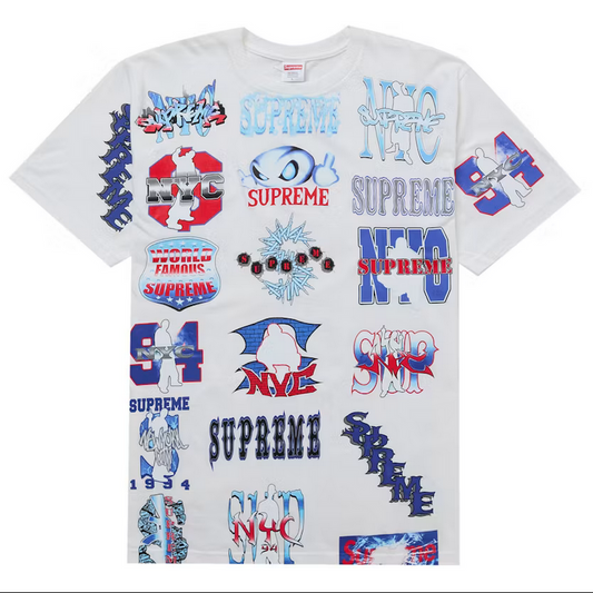 Supreme Flash Tee White