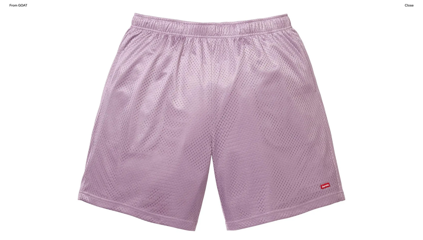 Supreme Small Box Baggy Mesh Short