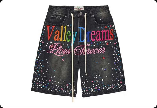 Vale ICE CREAM Jorts BLACK SIZE 36