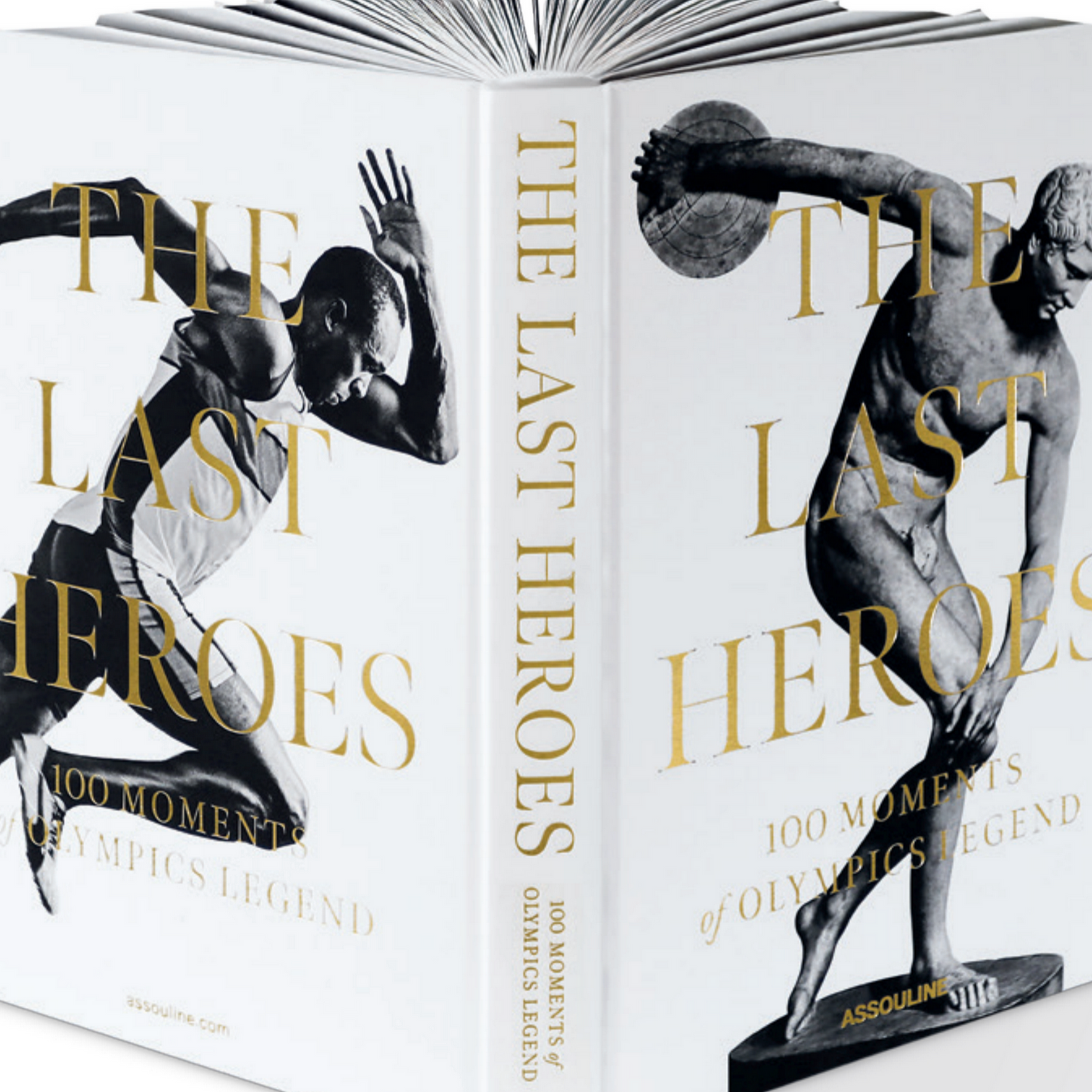 ASSOULINE THE LAST HEROES: 100 MOMENTS OF OLYMPIC LEGEND CLASSIC BOOK