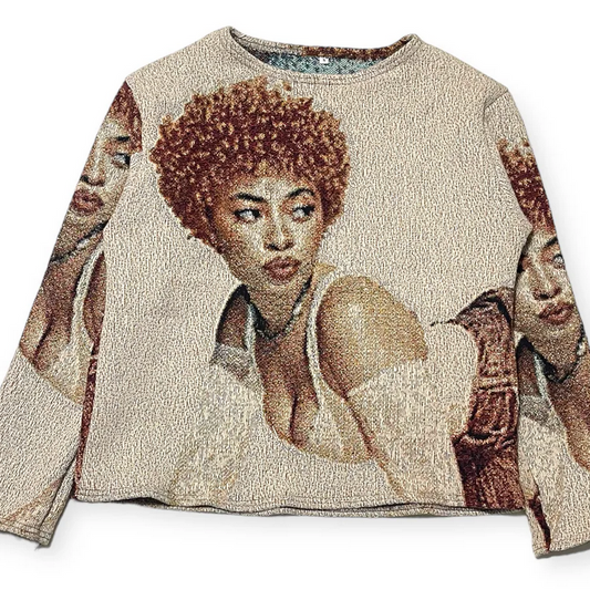 MARQ ICE SPICE TAPESTRY SWEATER