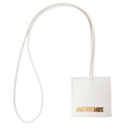 JACQUEMUS White Le Chouchou 'Le Porte Clés Bagage' Keychain