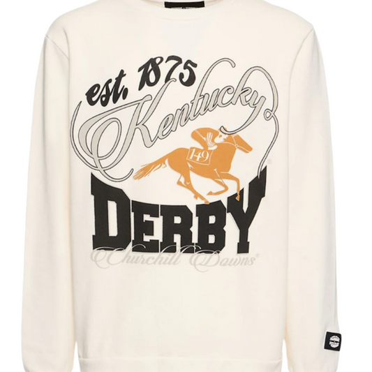 HOMME + FEMME LA K. Derby 1875 printed sweatshirt